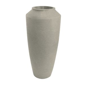 Vaso de Polietileno Thai 75cm Branco Mármore | Formosinha