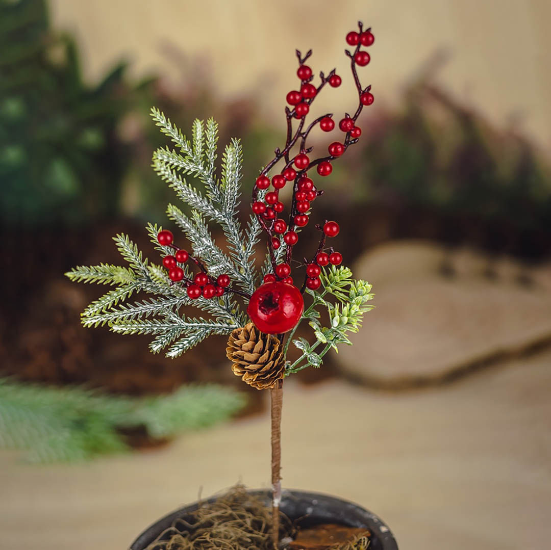 Árvore de Natal Nevada na Base 90cm - Formosinha, Flores e Plantas  Permanentes, Artigos de Decoração