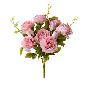 Buquê Flores Artificiais Rosas Diana Rosa | Formosinha