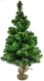 Árvore de Natal na Base de Juta Verde 60cm, Natal Formosinha - Formosinha, Flores e Plantas Permanentes, Artigos de Decoração