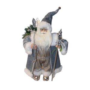 Enfeite de Natal Papai Noel Casaco Azul 45cm| Natal Formosinha